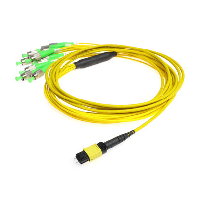 Revestimento em pó Multi Fibra Push On MPO MTP Connector Solução durável para aplicações de data center e telecomunicações