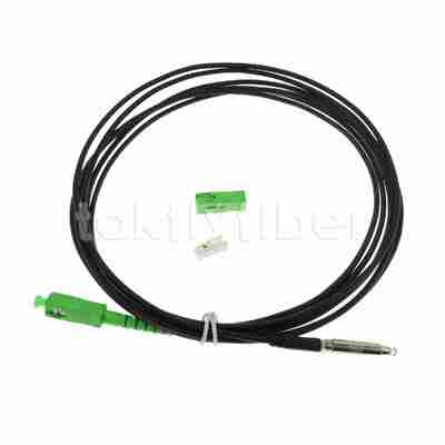 Cabo pendente flexível MTC-SC FTTH da bala empurrável com diâmetro de 3,0 mm e baixa perda de inserção ≤0,3dB