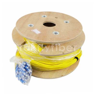 48 núcleos G657A OS2 Cable de fibra de fibra pré-terminado para conectividade de alta densidade