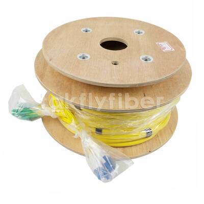 Cabo de Fibra Óptica de Alta Densidade com 48 Fibras e Bainha LSZH, Montagens de Cabo Multifibra