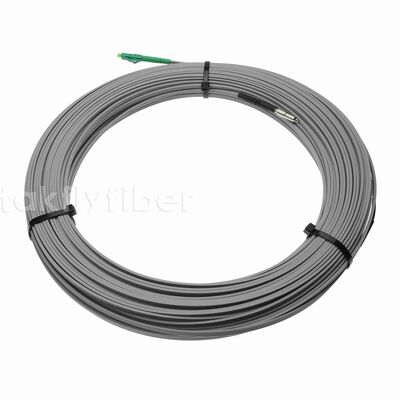Cabo de Fibra Óptica Drop FTTH Pré-Conectorizado Tipo Bala SCAPC Puxável 2.0x5.2mm