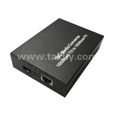 Conversor de mídia 10g SFP + & RJ45 Port Fibra Óptica para FTTH Data Center Telecom