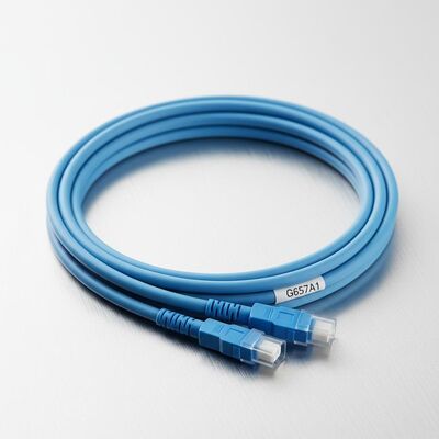 Patchcord de Fibra Óptica Duplex Uniboot 2.0mm de Diâmetro com Fibra G657A1 e Cabo LSZH Conector LC PC