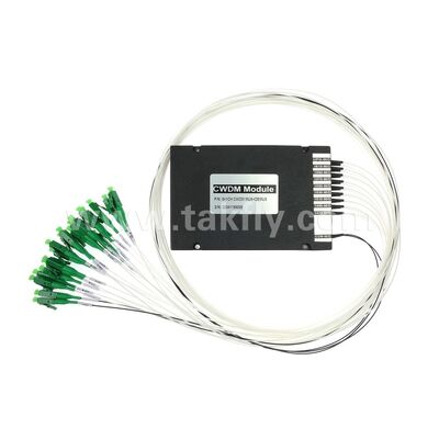 Fibra ótica do módulo do ABS de CWDM 8+1Channel MUX & DEMUX para o centro de dados FTTX