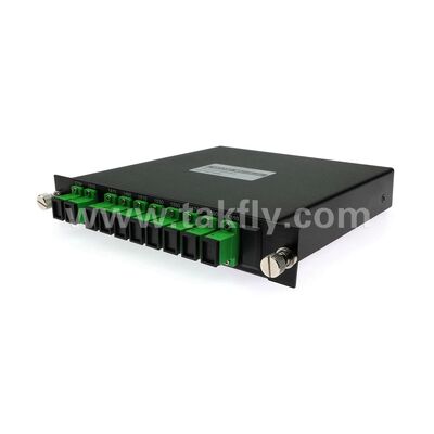 Fibra ótica do módulo de CWDM 8+1Channel MUX+DEMUX LGX para o centro de dados FTTX