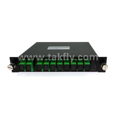 Fibra ótica do módulo de CWDM 8+1Channel MUX+DEMUX LGX para o centro de dados FTTX