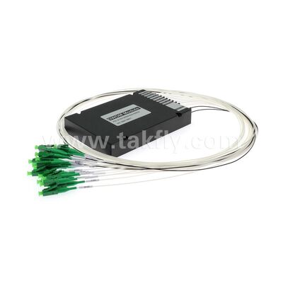 Módulo DWDM de Fibra Óptica 8+1 Canais MUX+DEMUX ABS para Data Center Telecom 5G