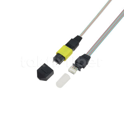 componentes da disposição da fibra de 2x8F MTP-16CH FA para a aplicação de alta velocidade do data center do CPO OCS do transceptor
