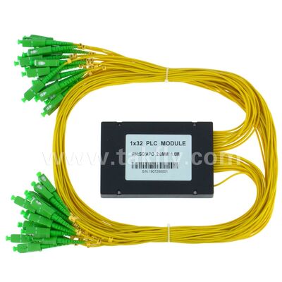 Fibra Óptica PLC Splitter ABS caixa 1xN SC APC/UPC para Fttx Telecom Data Center
