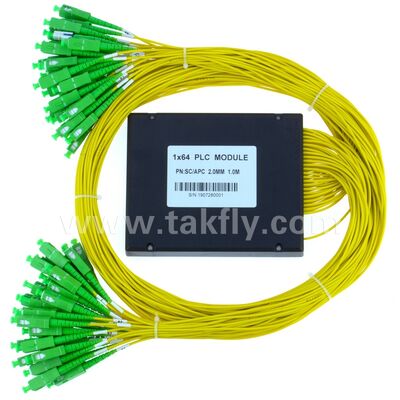 Fibra Óptica PLC Splitter ABS caixa 1xN SC APC/UPC para Fttx Telecom Data Center