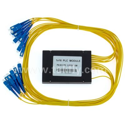 Fibra Óptica PLC Splitter ABS caixa 1xN SC APC/UPC para Fttx Telecom Data Center