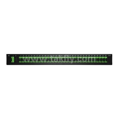 Fibra Óptica PLC Splitter Rack Mount Single Mode G657A SC APC/UPC para Data Center Telecom FTTx
