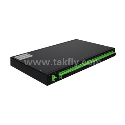 Fibra Óptica PLC Splitter Rack Mount Single Mode G657A SC APC/UPC para Data Center Telecom FTTx