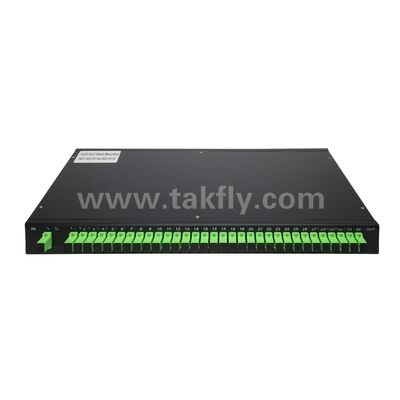 Fibra Óptica PLC Splitter Rack Mount Single Mode G657A SC APC/UPC para Data Center Telecom FTTx