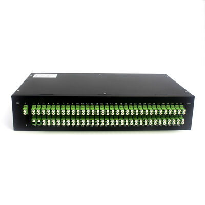 Fibra Óptica PLC Splitter Rack Mount Single Mode G657A SC APC/UPC para Data Center Telecom FTTx