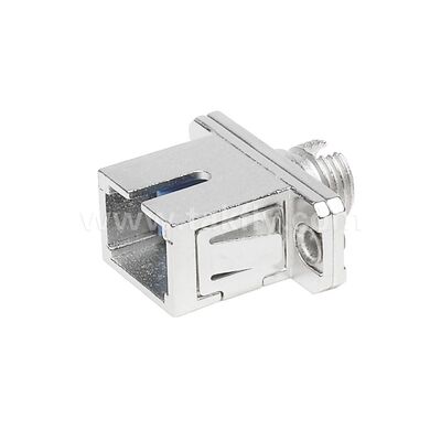 Adaptador híbrido de metal simples acoplador FC-SC fibra óptica fêmea/fêmea para telecomunicações de data center FTTX