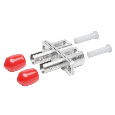 Adaptador híbrido de metal duplex de acoplamento ST-LC Fibra óptica feminina/feminina para centro de dados Telecom FTTX
