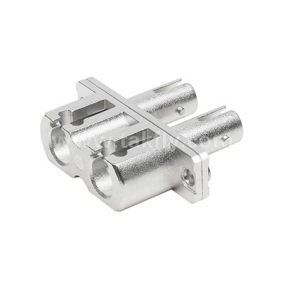 Adaptador híbrido de metal duplex de acoplamento ST-LC Fibra óptica feminina/feminina para centro de dados Telecom FTTX