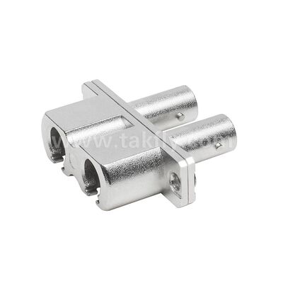Adaptador híbrido de metal duplex de acoplamento ST-LC Fibra óptica feminina/feminina para centro de dados Telecom FTTX
