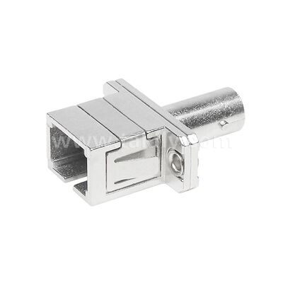 Acoplador de fibra óptica ST-SC Simplex Metal Hybrid Adaptador Feminino/Feminino para Data Center Telecom FTTX