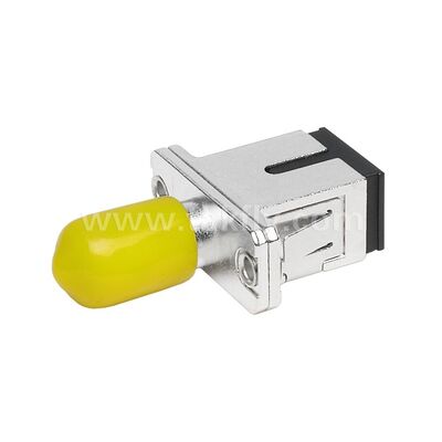 Acoplador de fibra óptica ST-SC Simplex Metal Hybrid Adaptador Feminino/Feminino para Data Center Telecom FTTX
