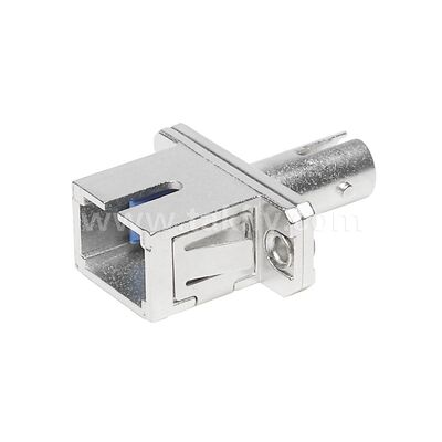 Acoplador de fibra óptica ST-SC Simplex Metal Hybrid Adaptador Feminino/Feminino para Data Center Telecom FTTX