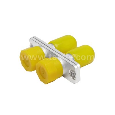 FC-ST Coupler Duplex Metal Hybrid Adaptador Fêmea/Fêmea Fibra Óptica para Data Center Telecom FTTX