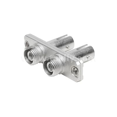 FC-ST Coupler Duplex Metal Hybrid Adaptador Fêmea/Fêmea Fibra Óptica para Data Center Telecom FTTX