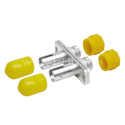 FC-ST Coupler Duplex Metal Hybrid Adaptador Fêmea/Fêmea Fibra Óptica para Data Center Telecom FTTX