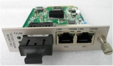 10/100/1000M 2 portas Base-T para 100 Base-X Conversor de mídia gerenciado Vendas diretas de fábrica Conexão de rede confiável