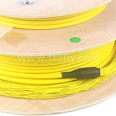 Cordões de Fibra Óptica 48Cores LC-LC Pre-terminado Breakout Patchcord para Telecom Data Center