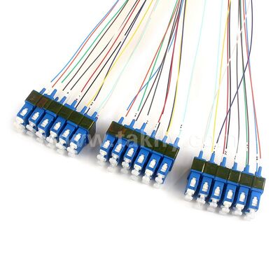 Cordões de Fibra Óptica 36Cores SC-SC Pre-terminado Breakout Patchcord para Telecom Data Center