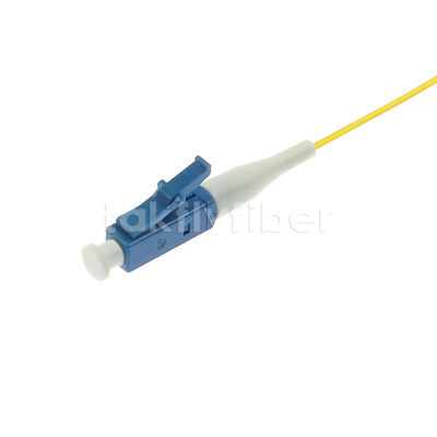 LC Simplex Single Mode Fibra Óptica Pigtail 1m 2m 3m comprimentos, 0,9mm tampão apertado