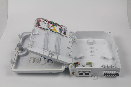 Caixa de terminação de fibra óptica FTTH de fácil manutenção com proteção IP65 e perda de inserção de 0,2 dB