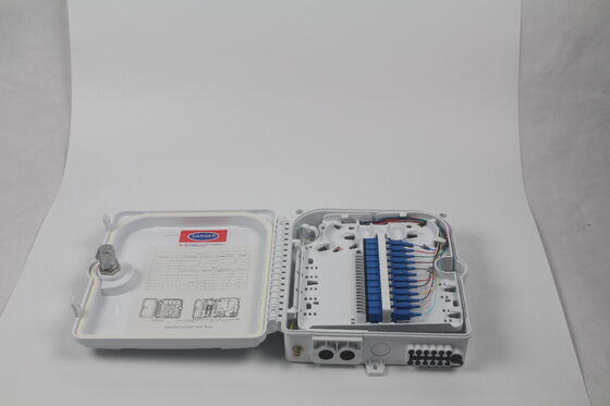 Caixa de terminação de fibra óptica FTTH de fácil manutenção com proteção IP65 e perda de inserção de 0,2 dB