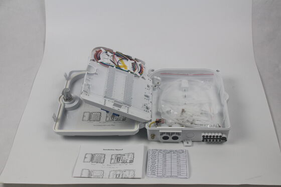 Caixa de terminação de fibra óptica FTTH de fácil manutenção com proteção IP65 e perda de inserção de 0,2 dB