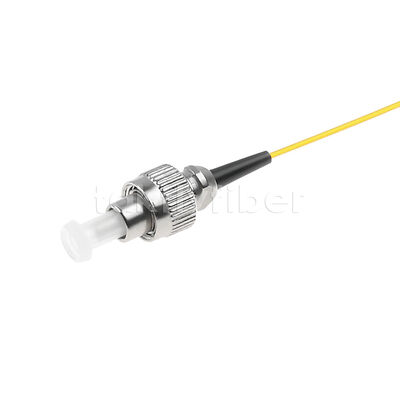 FC Simplex Optical Pigtail Modo único 9/125μm, 1m/2m/3m comprimento, 0,9mm/2,0mm/3,0mm, PVC/LSZH jaqueta