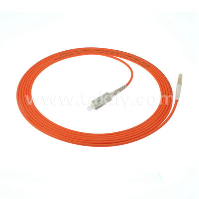 LC-SC Patch Cord Monomodo / Multimodo, Simplex e Duplex (1 Núcleo 2 Núcleos) Cabo Jumper de Fibra Óptica