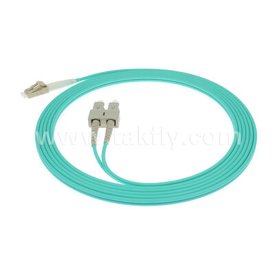 LC-SC Patch Cord Monomodo / Multimodo, Simplex e Duplex (1 Núcleo 2 Núcleos) Cabo Jumper de Fibra Óptica