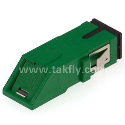 Adaptador de fibra óptica de manga de zircônio SC com opção duplex e configuração sem flanges