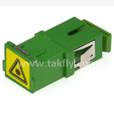 Adaptador de fibra óptica de manga de zircônio SC com opção duplex e configuração sem flanges