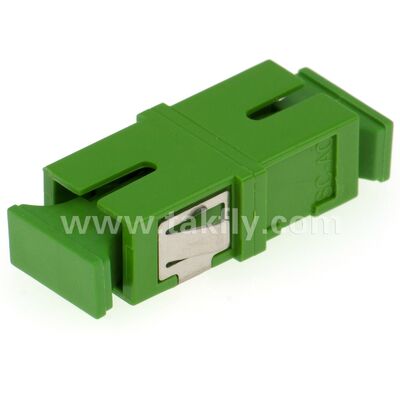 Adaptador de fibra óptica de manga de zircônio SC com opção duplex e configuração sem flanges
