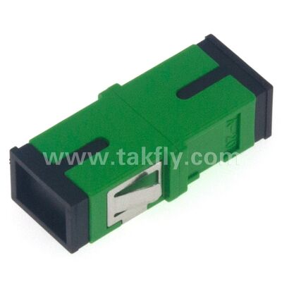 Adaptador de fibra óptica de manga de zircônio SC com opção duplex e configuração sem flanges