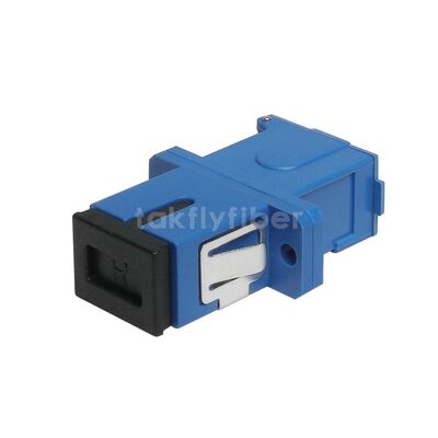 Adaptador SC Simplex. Instalação fácil e resistência a altas e baixas temperaturas. Acoplador de fibra óptica para transmissão máxima de energia.