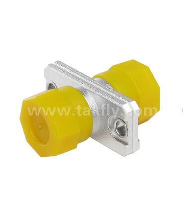 Adaptador de metal FC ️ Tipo retangular, acoplador FC de baixa perda para cablagem de fibra óptica