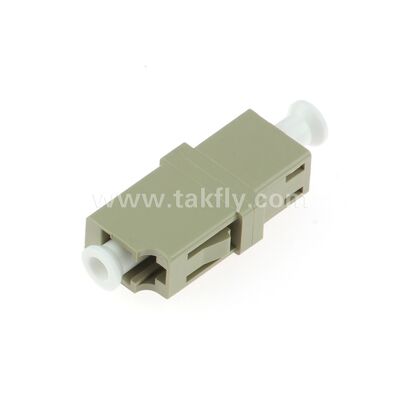 Adaptador de fibra óptica SC ️ Manga de zircônio, sem flanges ou com flanges duplex, para SM/MM, operação a -40~85°C