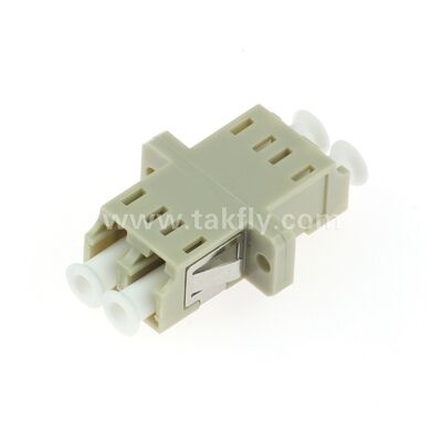 Adaptador de fibra óptica SC ️ Manga de zircônio, sem flanges ou com flanges duplex, para SM/MM, operação a -40~85°C