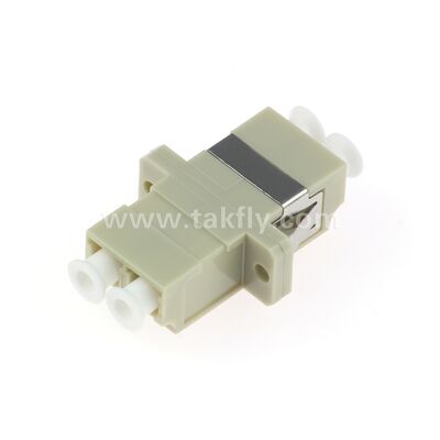 Adaptador de fibra óptica SC ️ Manga de zircônio, sem flanges ou com flanges duplex, para SM/MM, operação a -40~85°C