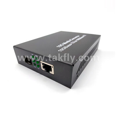 10G Gigabit Unmanaged Fiber Media Converter, Expansão da Rede de Grupos de Trabalho Redução de Custo, Proteção Isulada e Fácil Manutenção