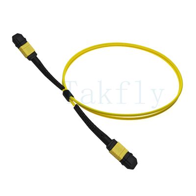 Patch cord MPO APC Fanout de 12 núcleos – macho para fêmea, baixa perda